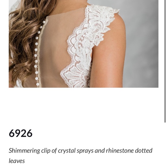 Bel Aire Bridal Clip - Brand New Never Born Style #6926 - Picture 2 of 7